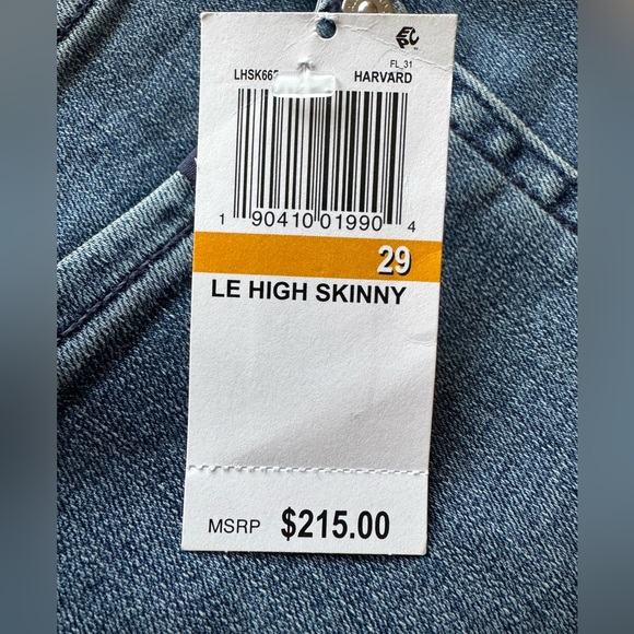 7 For All Mankind Le High Skinny Jeans Size: 29 - Picture 14 of 14